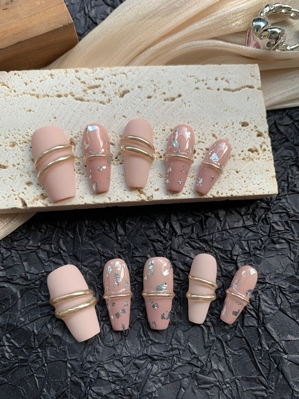 Chic Blush Foil & Bands